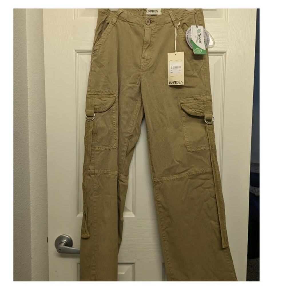 NEW LOVEGEN cargo pants Size 7 Khaki